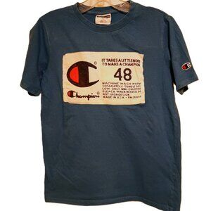 EUC: Boys' Champion sz XL "It Takes a Little More" Graphic Tee